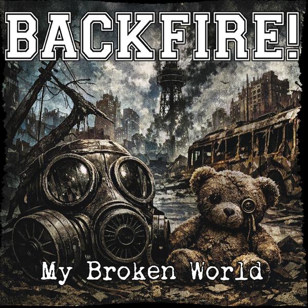 Backfire! - My Broken World LP (Clear with Black White Cross Vinyl)